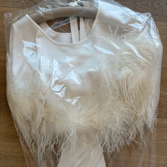 The Attico Feather Trimmed Gown - Picture 3 of 8